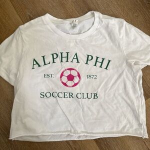 White Soccer Club Kids T-Shirt